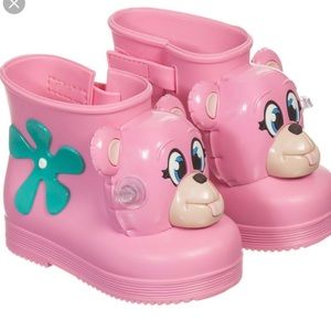 Mini melissa & Jeremy Scott rain boots size6/7